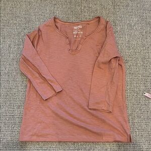 Fat Face women’s tee.  Size 8.  Rosy color.